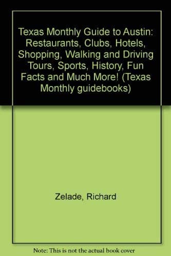 Book cover for Austin (Lone Star Guides) by Zelade, Richard