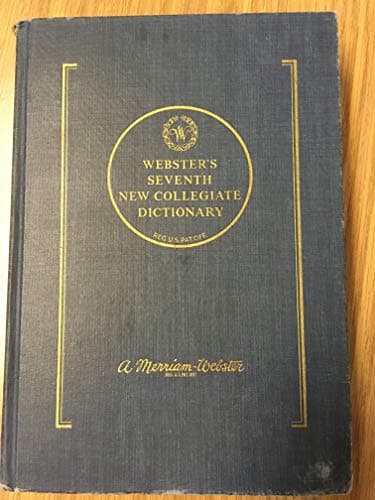 Book cover for Webster's Seventh New Collegiate Dictionary: Based on Webster's Third new International Dictionary by Merriam-Webster