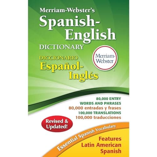 Book cover for Merriam-Webster's Spanish-English Dictionary by Merriam-Webster
