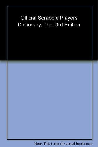 Book cover for The Official SCRABBLE Players Dictionary by Merriam-Webster