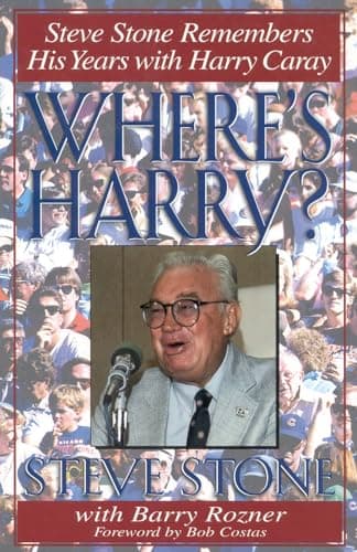 Book cover for Where's Harry?: Steve Stone Remembers 25 Years with Harry Caray by Stone, Steve