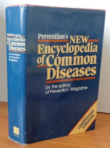 Book cover for Prevention's New Encyclopedia of Common Diseases by Prevention Magazine Health Books