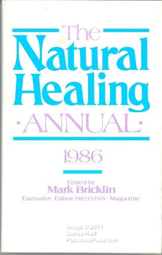 Book cover for The Natural Healing Annual 1986 by Bricklin, Mark