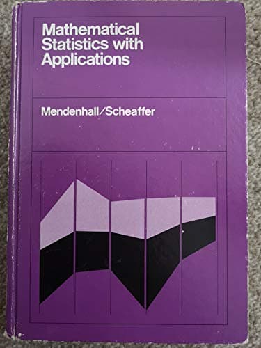 Book cover for Mathematical statistics with applications by William Mendenhall