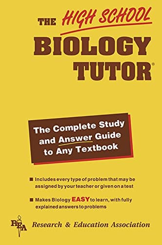 Book cover for High School Biology Tutor (High School Tutors Study Guides) by The Editors of REA