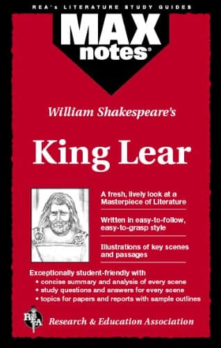 Book cover for King Lear (MAXNotes Literature Guides) by Ruth, Corinna Siebert
