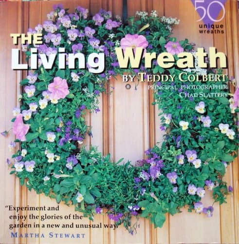 Book cover for Living Wreath, The by Colbert, Teddy