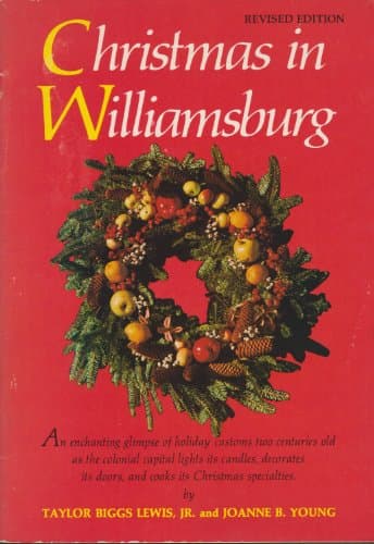 Book cover for Christmas in Williamsburg by Lewis, Taylor B.