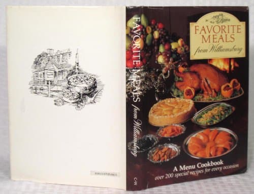 Book cover for Favorite Meals from Williamsburg by Turgeon, Charlotte