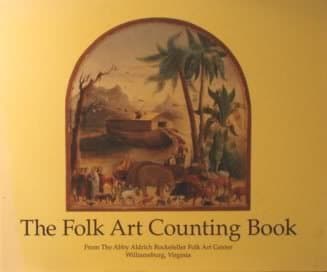 Book cover for The Folk Art Counting Book by Watson, Amy
