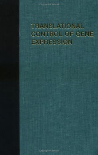 Translational Control of Gene Expression (Cold Spring Harbor Monograph Series)