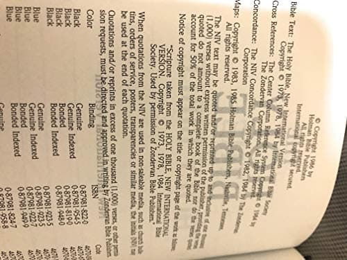 Book cover for NIV UltraThin Reference Bible (Black Genuine Leather) by Bible