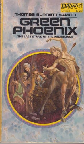Book cover for Green Phoenix (Daw UQ1027) by Thomas Burnett Swann