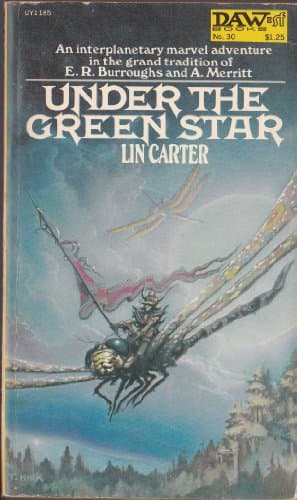 Book cover for Under the Green Star (Green Star, Bk. 1) by Lin Carter