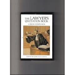 Book cover for Lawyers Quotation Book a Legal Companion by Reay Smith, John
