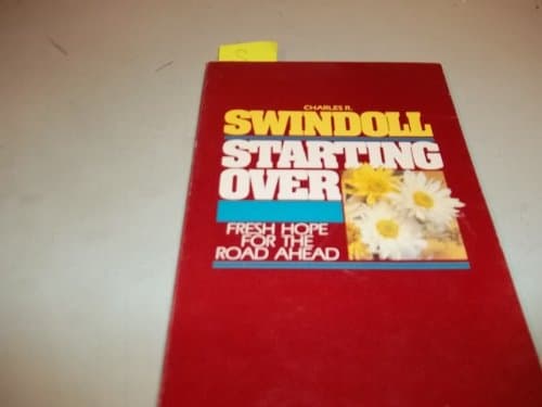 Book cover for Starting Over: Fresh Hope for the Road Ahead by Swindoll, Charles R.
