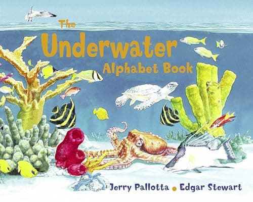 Book cover for The Underwater Alphabet Book (Jerry Pallotta's Alphabet Books) by Pallotta, Jerry
