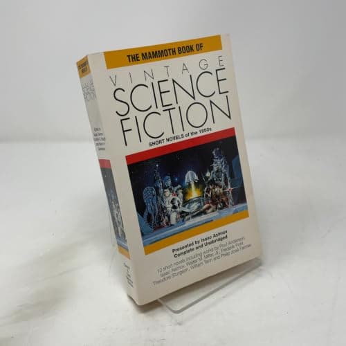 Book cover for The Mammoth Book of Vintage Science Fiction by Asimov et al.