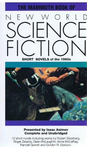 Book cover for The Mammoth Book of Modern Science Fiction: Short Novels of the 1980's by Asimov, Greenberg & Waugh