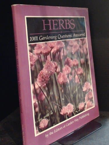 Book cover for Herbs: 1001 Gardening Questions Answered by Gardenway Book