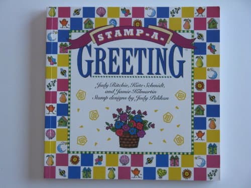 Book cover for Stamp-a-greeting by Judy Ritchie