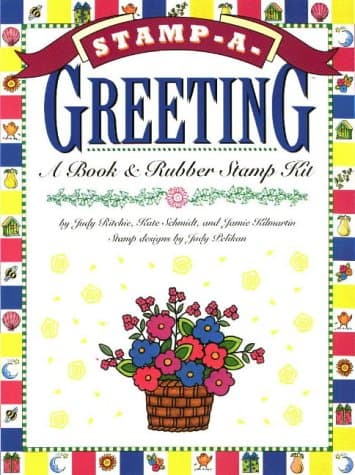 Book cover for Stamp-A-Greeting by Ritchie, Judy