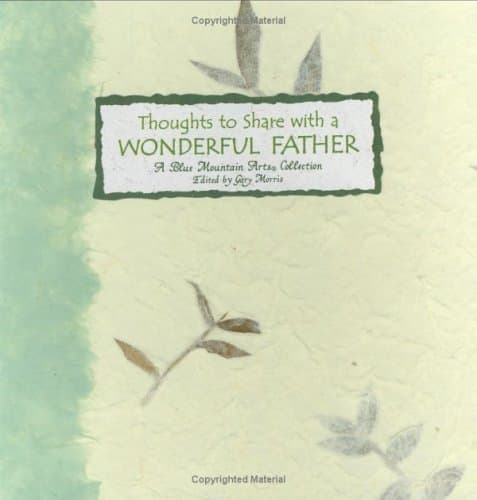 Book cover for Thoughts to Share With a Wonderful Father: A Collection of Poems (Language of Series) by Unknown