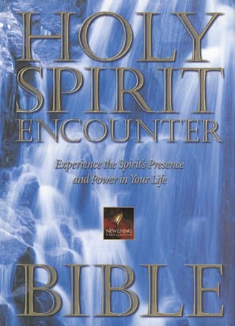 Book cover for New Living Holy Spirit Encounter Bible: Experience the Spirit's Presence and Power in Your Life by New Living Trans