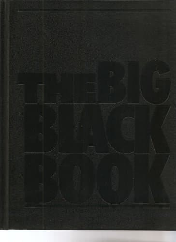Book cover for The Big Black Book by Boardroom Reports