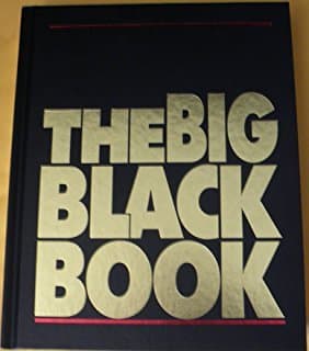 Book cover for The Big Black Book (bottom line books) by bottom lines