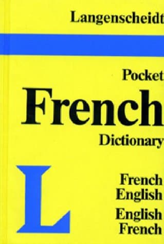 Book cover for Langenscheidt's Pocket French Dictionary: French-English, English-French (Vinyl Edition) by The Langenscheidt Editorial Staff