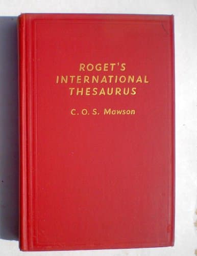 Book cover for Roget's international thesaurus by Unknown
