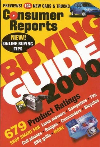 Book cover for Consumer Reports Buying Guide 2000 (Consumer Reports Buying Guide Issue, 2000) by Unknown