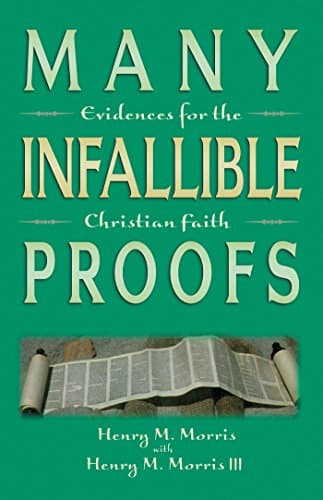 Book cover for Many Infallible Proofs: Evidences for the Christian Faith by Morris, Henry Madison