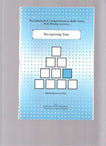 Book cover for Recognizing Tone: Introductory Level (Comprehension Skills Series) by Kraft