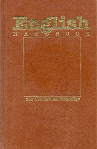 Book cover for English Handbook for Christian Schools by Grace Collins