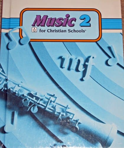 Book cover for Music 2 for Christian Schools by Bob Jones University Press