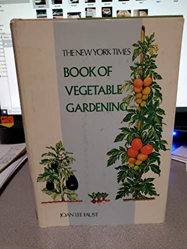 Book cover for New York Times Book of Vegetable Gardening by Faust, Joan Lee