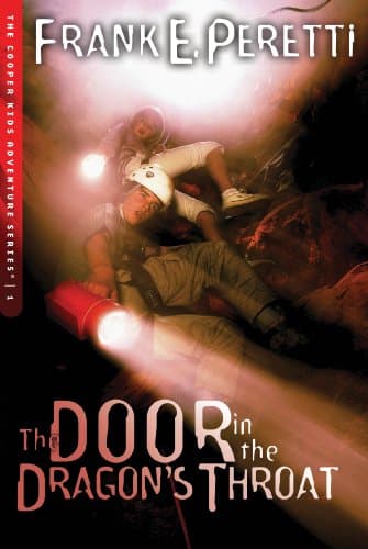 Book cover for The Door in the Dragon's Throat (The Cooper Kids Adventure Series #1) by Frank Peretti