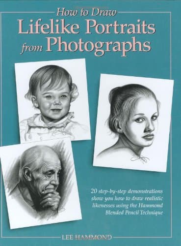 Book cover for How to Draw Lifelike Portraits from Photographs by Hammond, Lee
