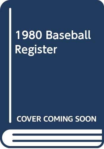Book cover for 1980 Baseball Register by The Sporting News; Balzer, Howard M. (Editor)