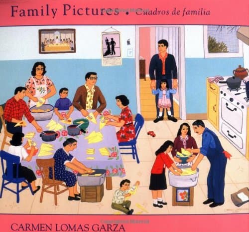Book cover for Cuadros de familia / Family Pictures by Garza, Carmen Lomas