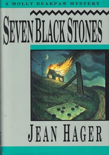 Book cover for Seven Black Stones by Hager, Jean