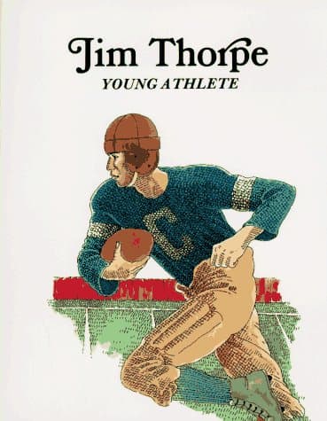 Book cover for Jim Thorpe: Young Athlete by Santrey, Laurence