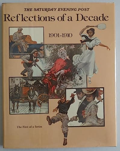 Book cover for Saturday Evening Post Reflections of a Decade by Unknown