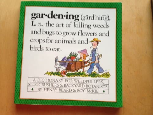 Book cover for Gardening: A Gardener's Dictionary by Beard, Henry