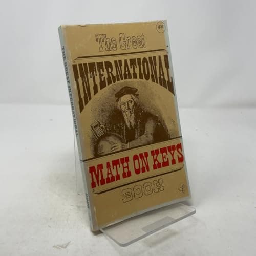 Book cover for Great International Math On Keys Book by Texas Instruments