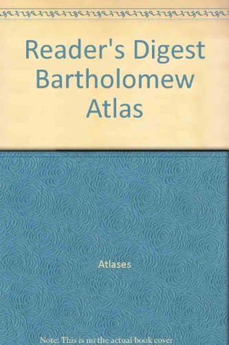 Book cover for Reader's Digest Bartholomew Atlas by Reader's Digest