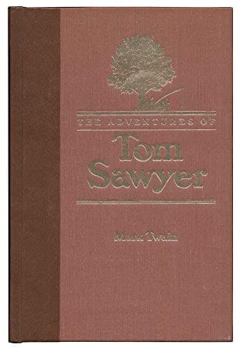 Book cover for The Adventures of Tom Sawyer by Twain, Mark