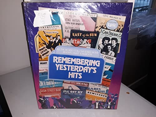 Book cover for Remembering Yesterday's Hits (A Reader's Digest Songbook) by William L. Simon